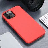 Apple iPhone 12 Pro Hoesje - Mobigear - Bio Serie - Eco Friendly Backcover - Rood - Hoesje Geschikt Voor Apple iPhone 12 Pro
