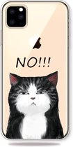 Apple iPhone 11 Pro Max Hoesje - Mobigear - Design Serie - TPU Backcover - Cat - Hoesje Geschikt Voor Apple iPhone 11 Pro Max