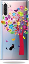 Samsung Galaxy Note 10 Hoesje - Mobigear - Design Serie - TPU Backcover - Tree - Hoesje Geschikt Voor Samsung Galaxy Note 10
