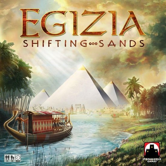 Boek: Egizia: Shifting Sands, geschreven door Stronghold Games