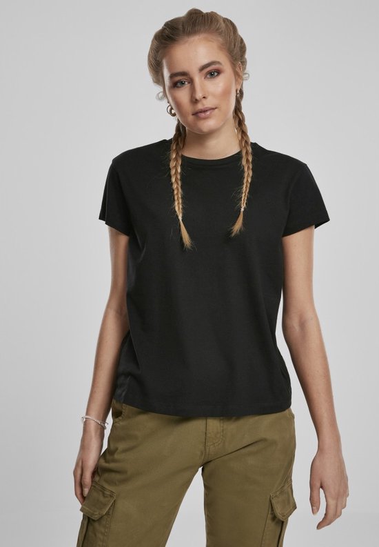 Urban Classics - Basic Box Dames T-shirt - 5XL - Zwart