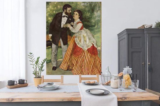 Fiancée - Peinture de Pierre-Auguste Renoir 120x160 cm XXL / Groot format!