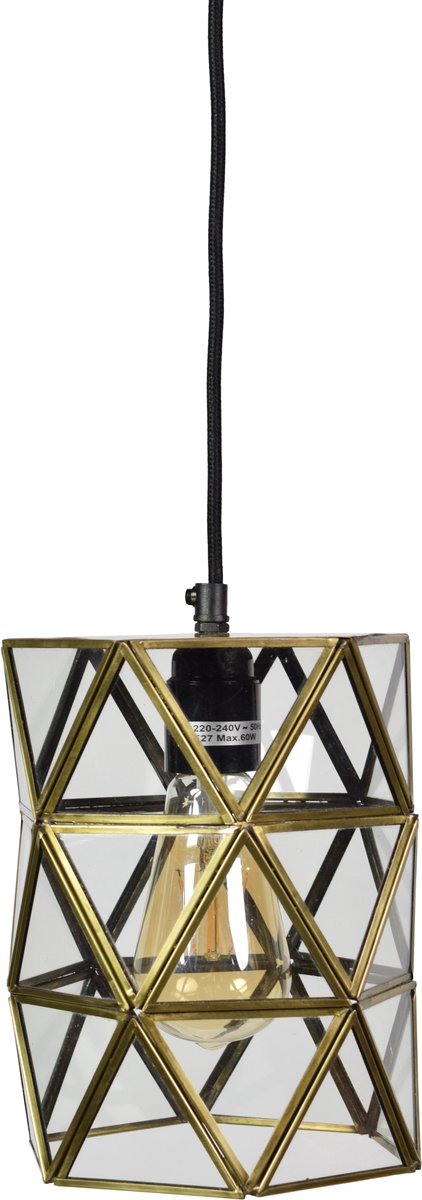Urban Interiors Geo3 Hanglamp Goud - Metaal met helder glas - Ø15