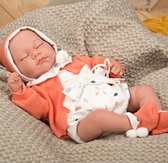 Mijn eerste Reborn slapende pop baby Leentje