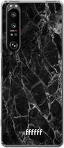 6F hoesje - geschikt voor Sony Xperia 1 III -  Transparant TPU Case - Shattered Marble #ffffff