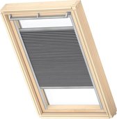 VELUX Origineel Verduisterend Plisségordijn (FHC), Zilveren Kozijn, PK04, Dark Taupe