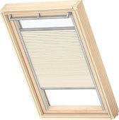 VELUX Origineel Verduisterend Plisségordijn (FHC), Zilveren Kozijn, P04, P34, 404, Ivory