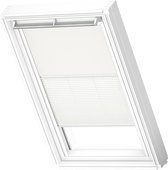 VELUX Origineel Verduisterend Rolgordijn Plus Plissé (DFD) Wit Kozijn, PK08, Wit