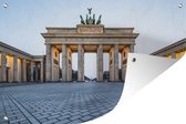 Muurdecoratie Brandenburger Tor in Berlijn - 180x120 cm - Tuinposter - Tuindoek - Buitenposter