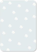 Wenskaart Madelief - Lichtblauw - A6 - 10 stuks - Kaartenset - Kaarten - Zonder tekst - Zomaar
