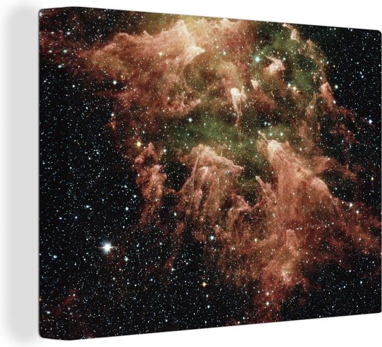 Canvas Schilderij Zuidelijk deel Carinanevel nebula - 80x60 cm - Wanddecoratie