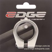 Zadelpenklem Edge ø31.8 aluminium met inbusbout - zilver