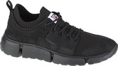 Tommy Hilfiger Jeans Chunky Mono Sock Lea Trainers EM0EM00679-BDS, Mannen, Zwart, sneakers, maat: 41 EU