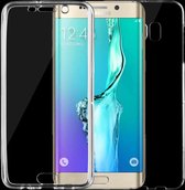 Voor Galaxy S6 Edge + / G928 0 75 mm ultra-dunne transparante TPU dubbelzijdige beschermende Case (transparant)