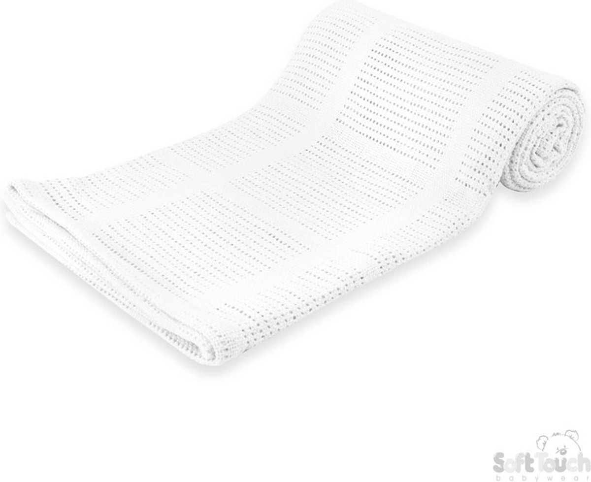 Goedkoopste Soft Touch Hydrofieldoek Cellular 90 X 140 Cm Katoen Wit