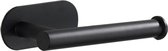 Muller Nero Toiletrolhouder mat zwart - met 3M tape