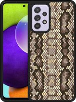 Hardcase Hoesje Geschikt voor Samsung Galaxy A52 Snakeskin Pattern