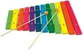 Bino Xylofoon 12-toons Junior 33 Cm hout 3-delig