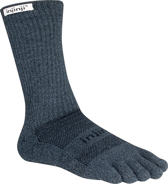 Foto: Injinji trail midweight crew coolmax 213170 granite s 37 40