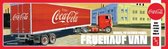 1:25 AMT 1109 Coca-Cola Beaded Panel Fruehauf Van - Semi Trailer Plastic Modelbouwpakket
