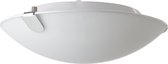 Arcchio - LED plafondlamp - glas, staal - H: 9.5 cm - wit, chroom