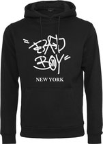 Urban Classics Hoodie/trui -L- Bad Boy New York Zwart