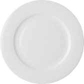 Jackies Bay plat bord 26cm wit 4 stuks