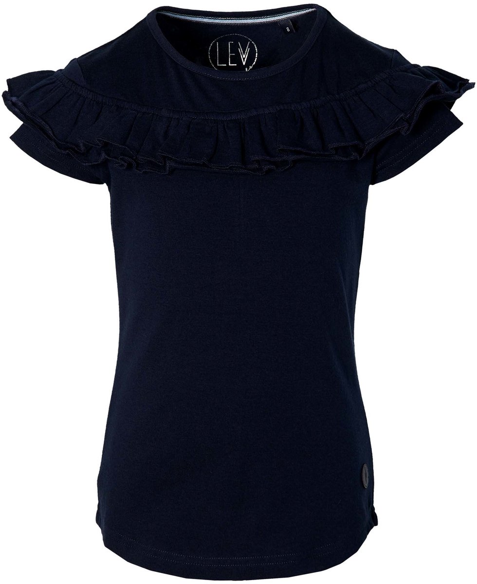 Levv shortsleeve Mare donker blauw voor meisjes - maat 152