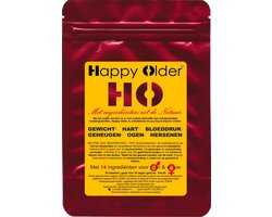 Happy-Older multi antioxidant 14-in-1 met o.a. Glutathion, Resveratrol, Astaxanthine, OPC, Q10  en PQQ