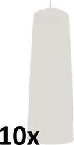 10 stuks wit dompelkaarsen 155/65 (60 uur)