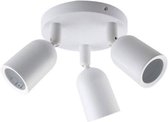 Witte Triple Triple LED-plek voor GU10-lamp - Overig - Wit - Wit - SILUMEN