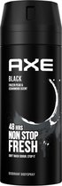 Bol.com Axe Black Bodyspray Deodorant - 6 x 150 ml - Voordeelverpakking aanbieding