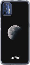 6F hoesje - geschikt voor Motorola Moto G9 Plus -  Transparant TPU Case - Moon Night #ffffff