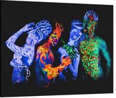 Body painted bodies - Foto op Canvas - 60 x 45 cm