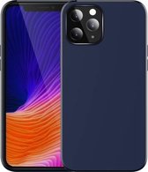 Frosted Magnetic TPU beschermhoes voor iPhone 11 Pro (blauw)