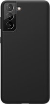 Voor Samsung Galaxy S21 + 5G NILLKIN Feeling Series Vloeibare siliconen Anti-fall mobiele telefoon beschermhoes (zwart)