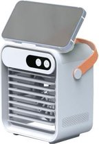 USB Mini Koeling En Bevochtiging Airconditioner Huishoudelijke Kleine Luchtkoeler Desktop Watergekoelde Ventilator (Wit)