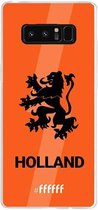 6F hoesje - geschikt voor Samsung Galaxy Note 8 -  Transparant TPU Case - Nederlands Elftal - Holland #ffffff