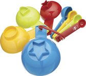 Kitchencraft Maatlepels Bpa-vrij 8-delig