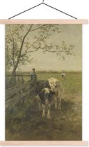 The milk bend - Peinture d'Anton Mauve poster en textielposter 60x90 cm