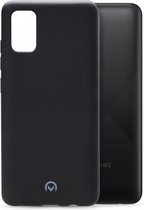 Samsung Galaxy A02s Hoesje - Mobilize - Rubber Gelly Serie - TPU Backcover - Zwart - Hoesje Geschikt Voor Samsung Galaxy A02s