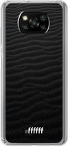 6F hoesje - geschikt voor Xiaomi Poco X3 Pro -  Transparant TPU Case - Black Beach #ffffff