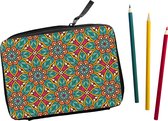 Teken Etui met inhoud 32-delig Flora Mandala (liggend)