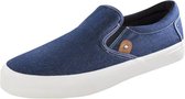 Westfalia Canvas Loafer, Blauw/Geruit, Maat 46