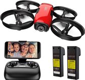 drones met camera for Volwassenen - ZINAPS U61W Kids’ Drone, RC Quadcopter met HD WiFi FPV Camera, Altitude Hold, Route Making, Headless Mode, One-Button Start / Landing, Emergency Off