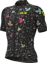 Ale SS Jersey Graphics PRR Versilia Zwart - Zwart - L - Valt klein