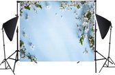 1,25 mx 0,8 m Houtnerf bloemtak prop 3D simulatie fotografie achtergrond doek (MB25)