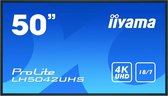 iiyama LH5042UHS-B3 beeldkrant Digitaal A-kaart 125,7 cm (49.5") VA 4K Ultra HD Zwart Android 8.0