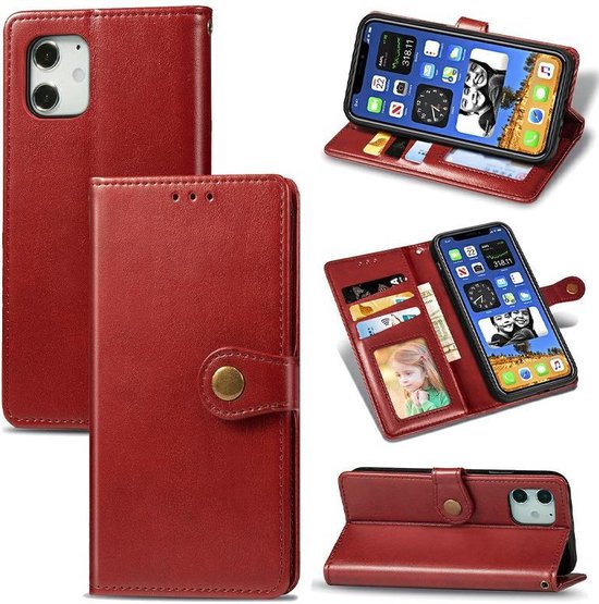 Luxe PU Lederen Wallet Case Geschikt Voor Apple IPhone SE Portemonnee Book Bol Com