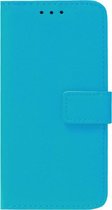 - ADEL Kunstleren Book Case Pasjes Portemonnee Hoesje Geschikt voor Samsung Galaxy A42 - Blauw